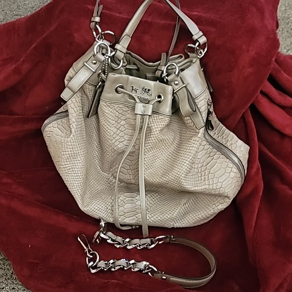 Coach Madison Python Bag!! - Picture 1 of 9
